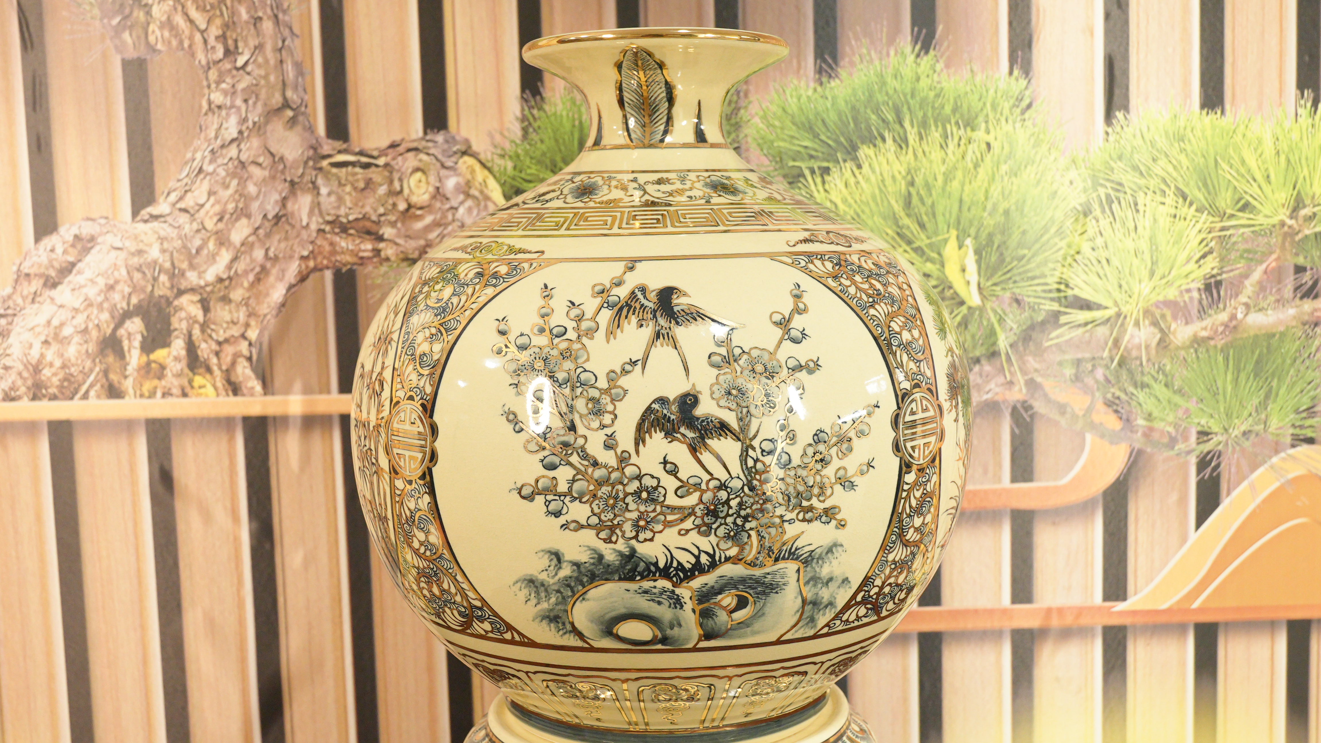 Hút lộc tứ cảnh kèm chữ Lộc